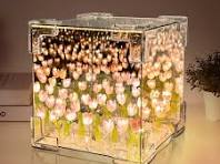 PELUCHE CORDEITO TULIPAN + TULIPAN INFINITO CAJA DE REGALO